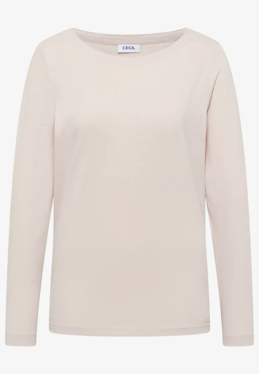 Basic shirt met lange mouwen