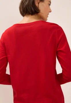 Basic shirt met lange mouwen