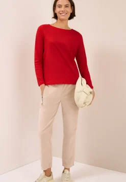 Basic shirt met lange mouwen