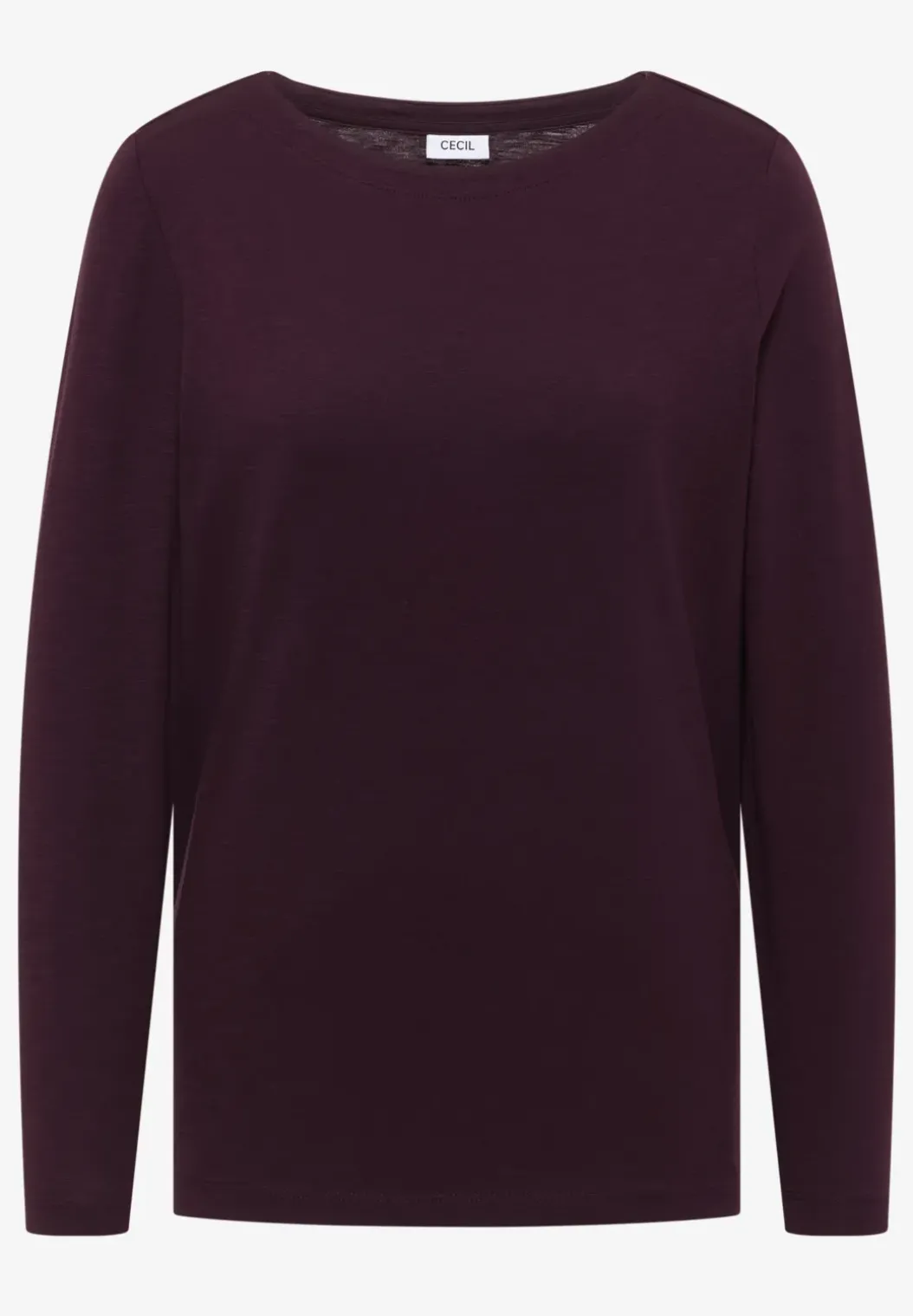 Basic shirt met lange mouwen