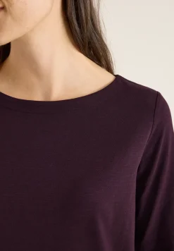 Basic shirt met lange mouwen