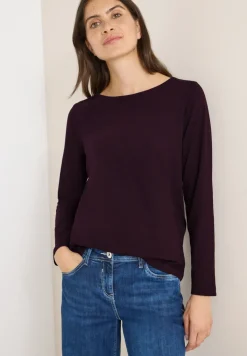 Basic shirt met lange mouwen