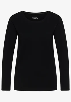 Basic shirt met lange mouwen