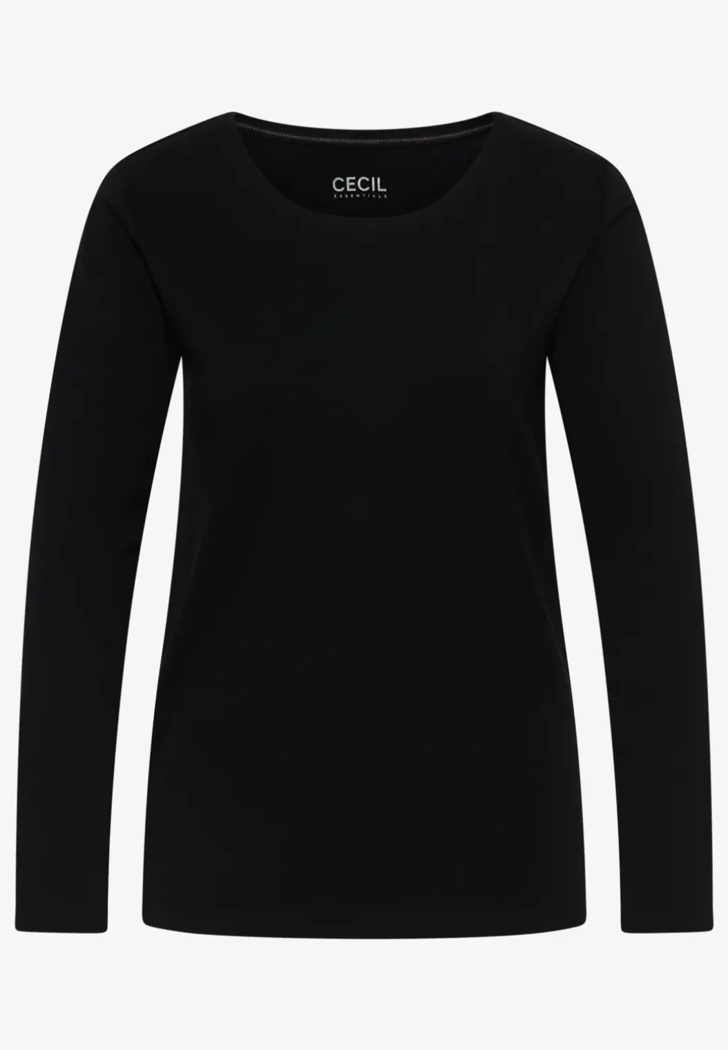 Basic shirt met lange mouwen