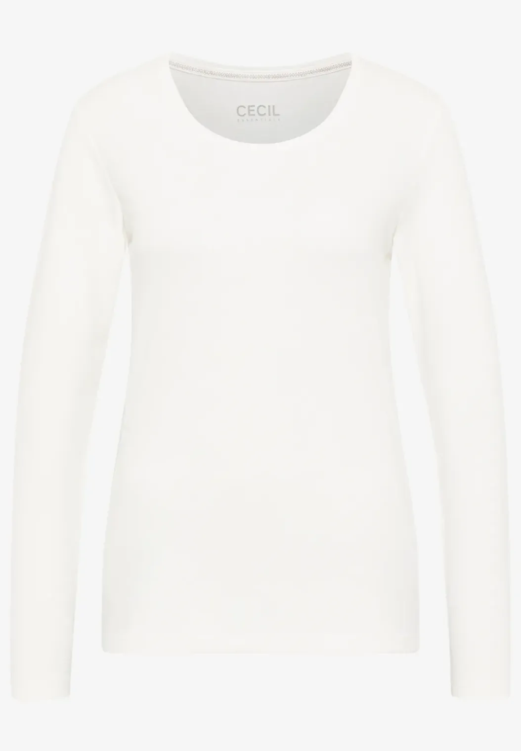 Basic shirt met lange mouwen