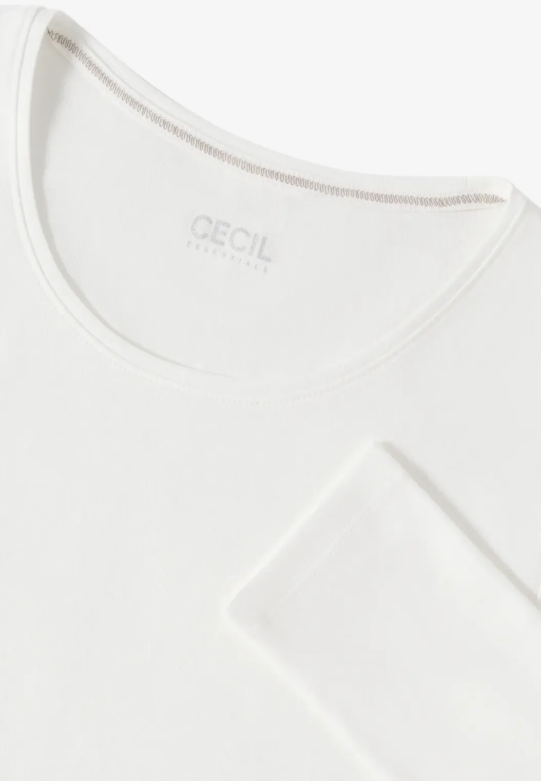 Basic shirt met lange mouwen