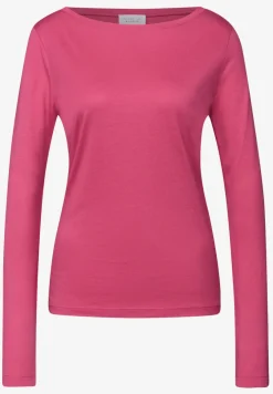 Basic shirt met lange mouwen