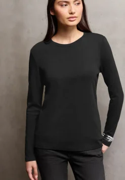 Basic shirt met lange mouwen