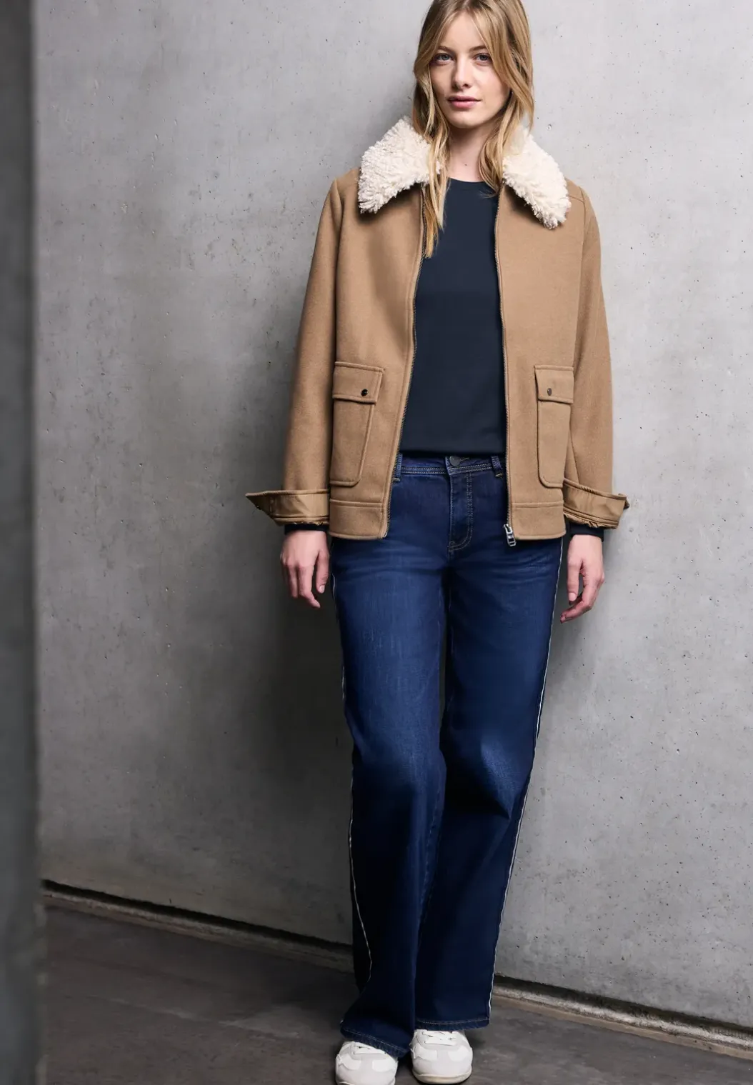 Basic shirt met lange mouwen