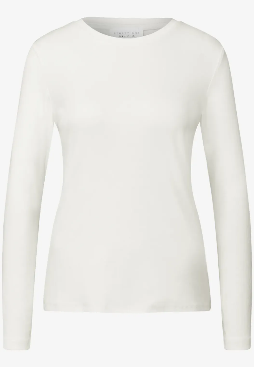 Basic shirt met lange mouwen