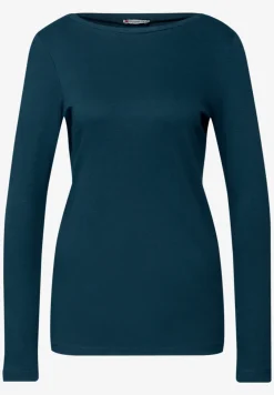 Basic shirt met lange mouwen