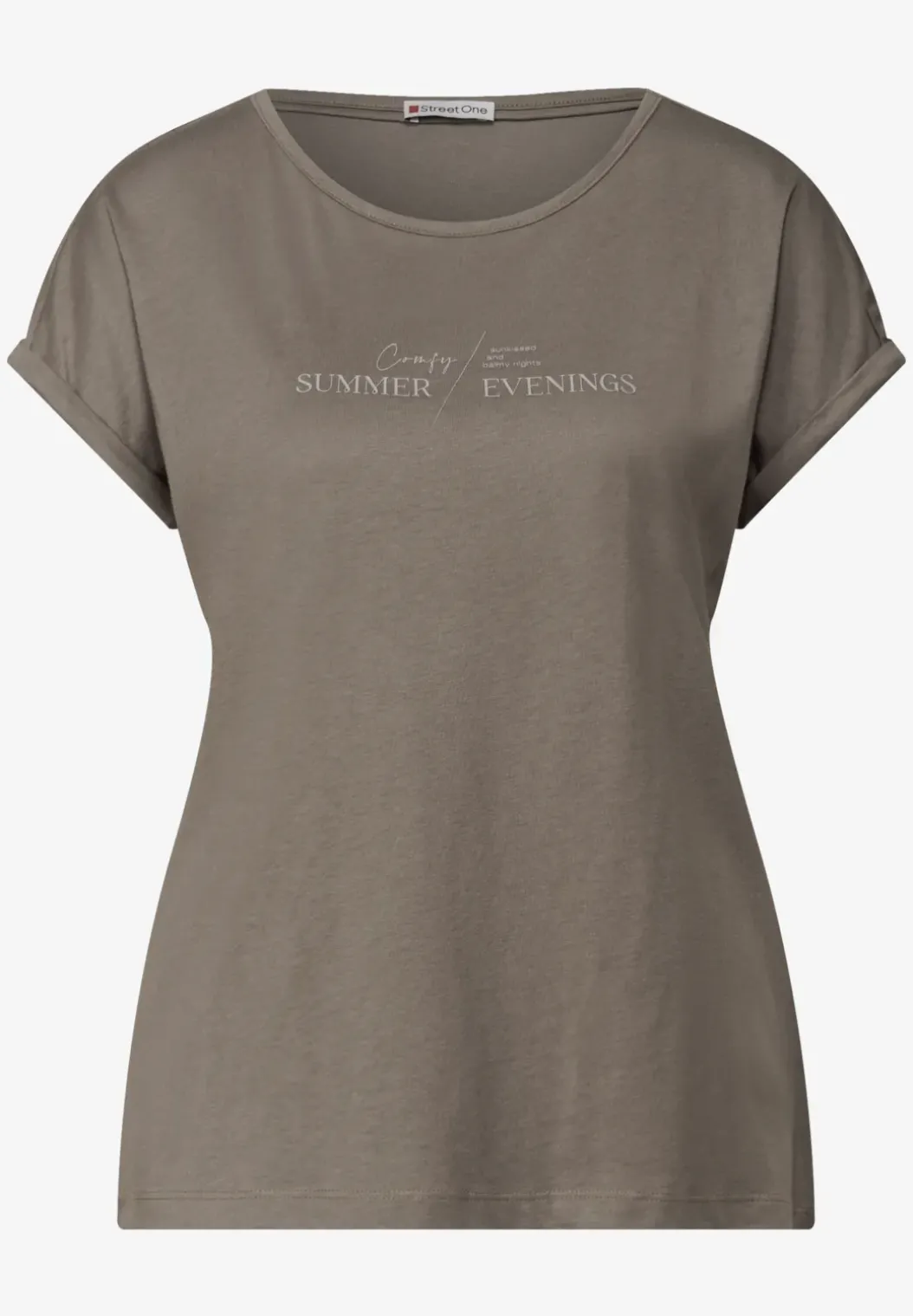 Basic shirt met print