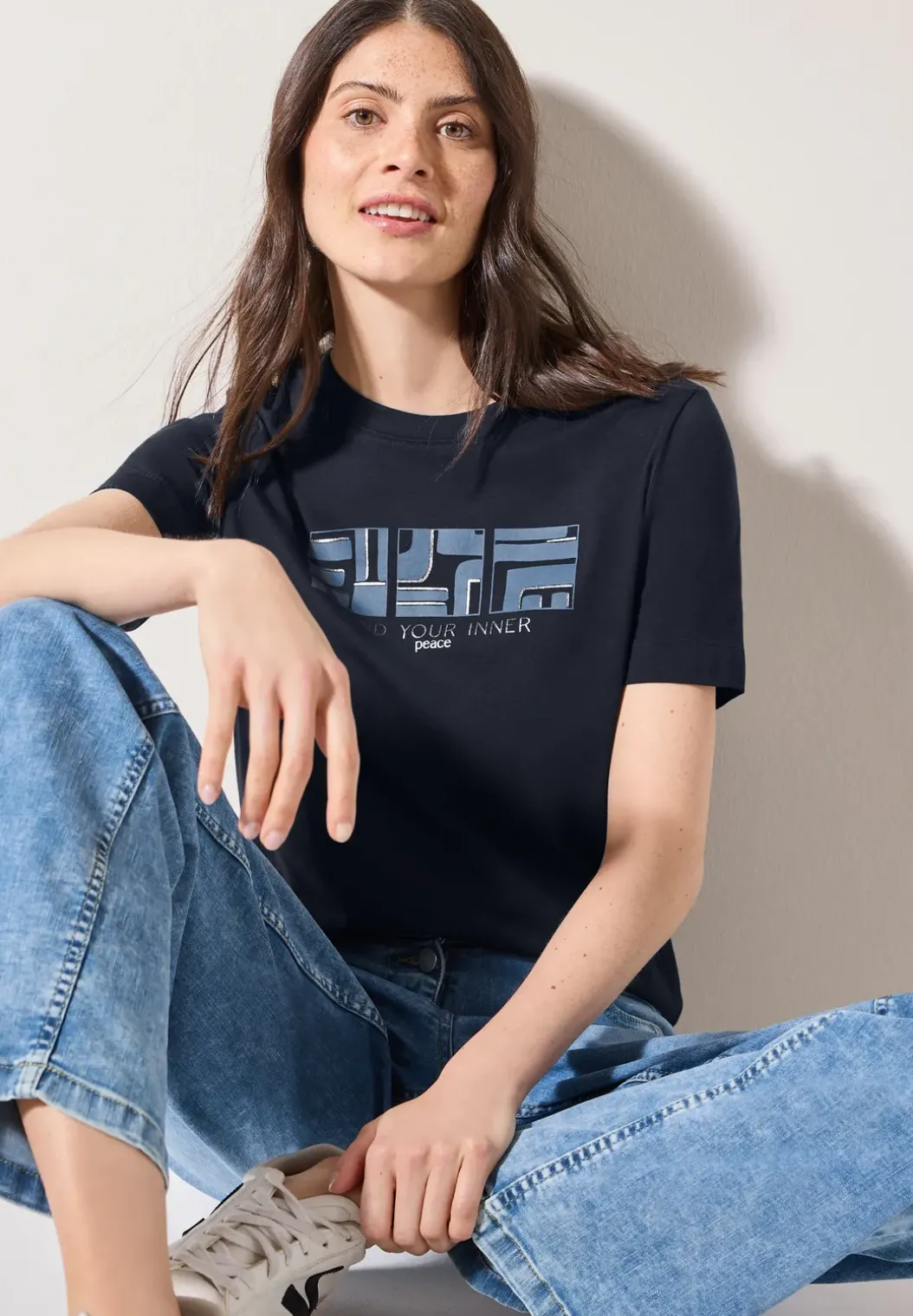 Basic Shirt met print