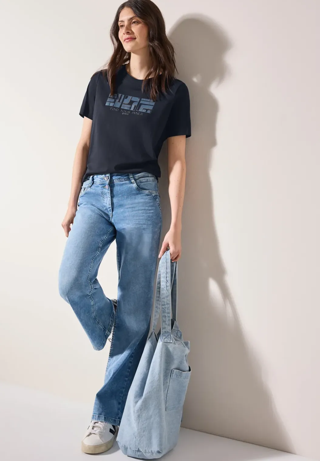 Basic Shirt met print