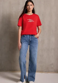 Basic Shirt met print