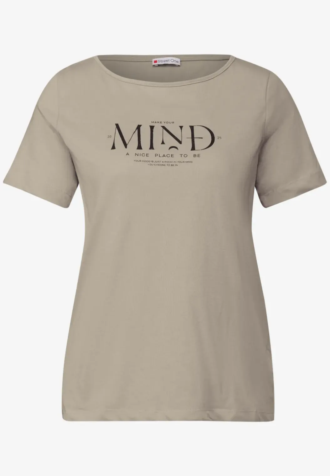 Basic shirt met print