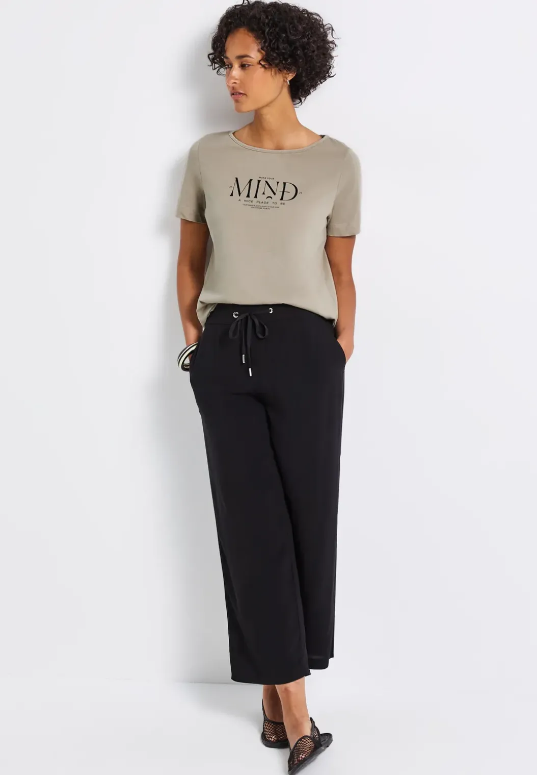 Basic shirt met print