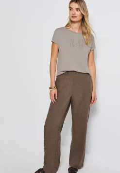 Basic shirt met print