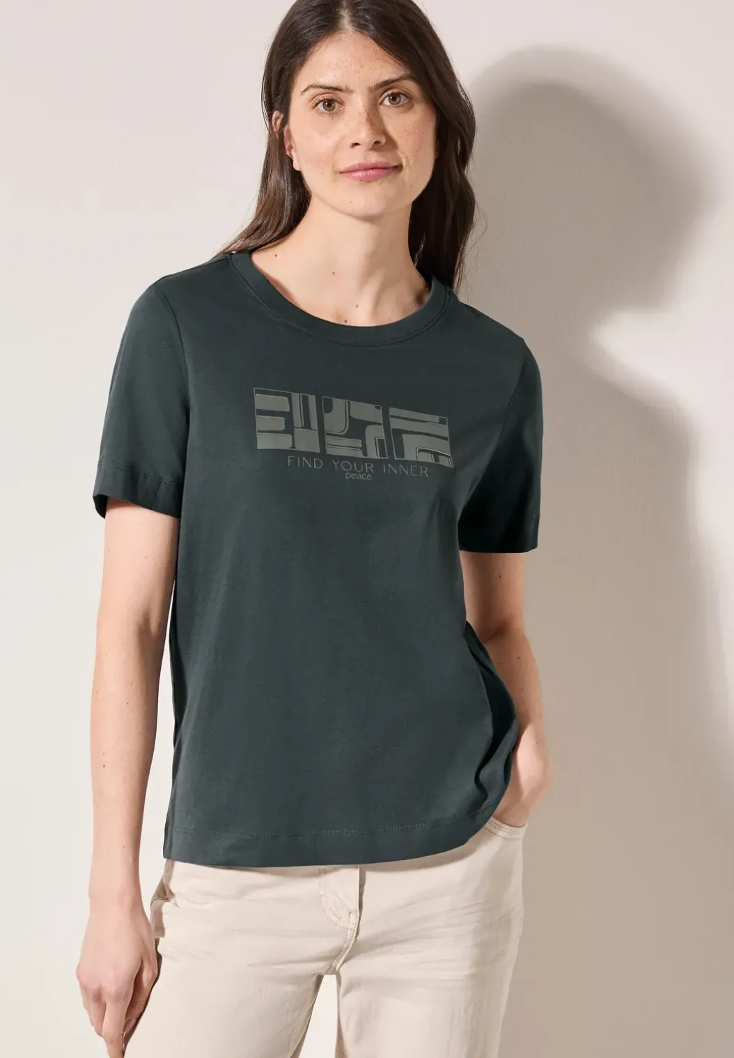 Basic Shirt met print