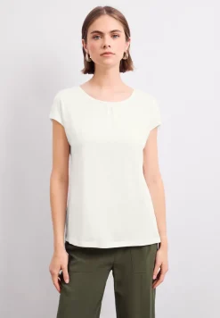 Basic shirt met rimpels