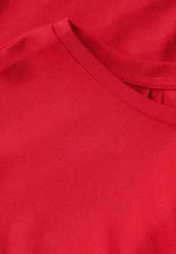 Basic shirt met rimpels