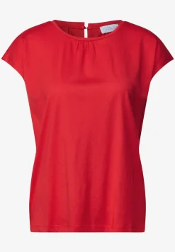 Basic shirt met rimpels