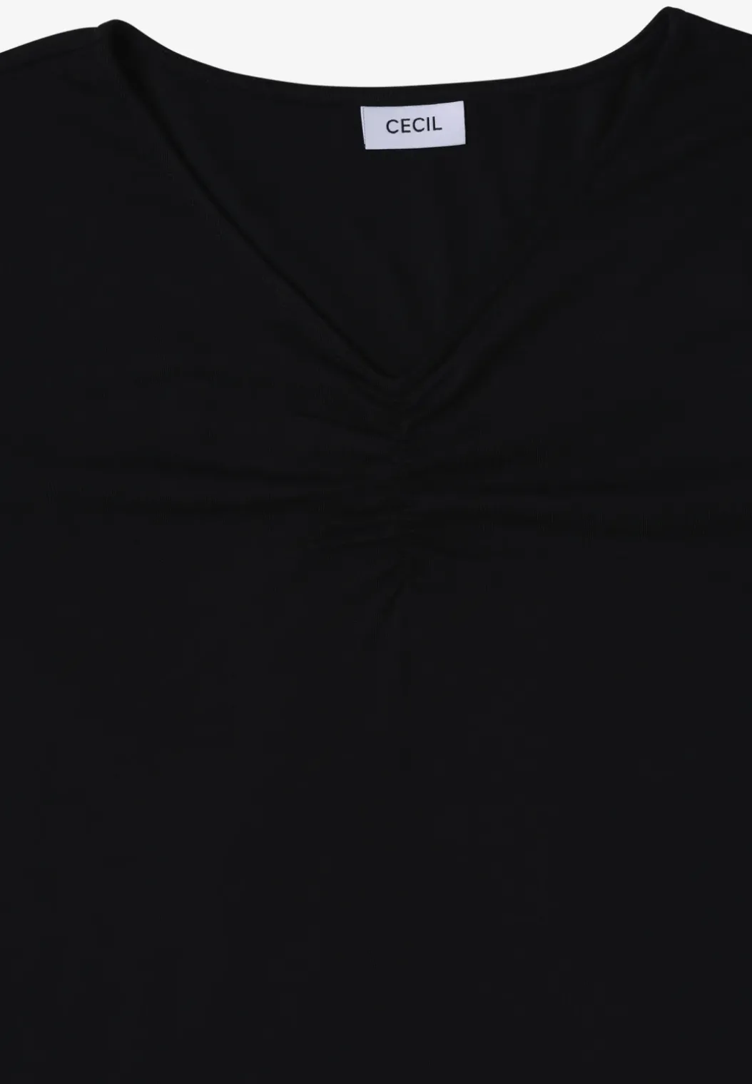 Basic shirt met rimpels