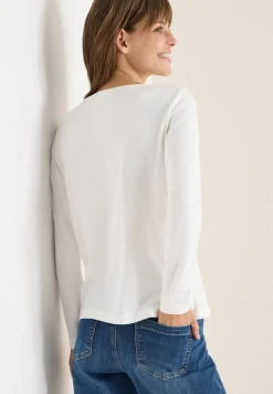 Basic shirt met rimpels