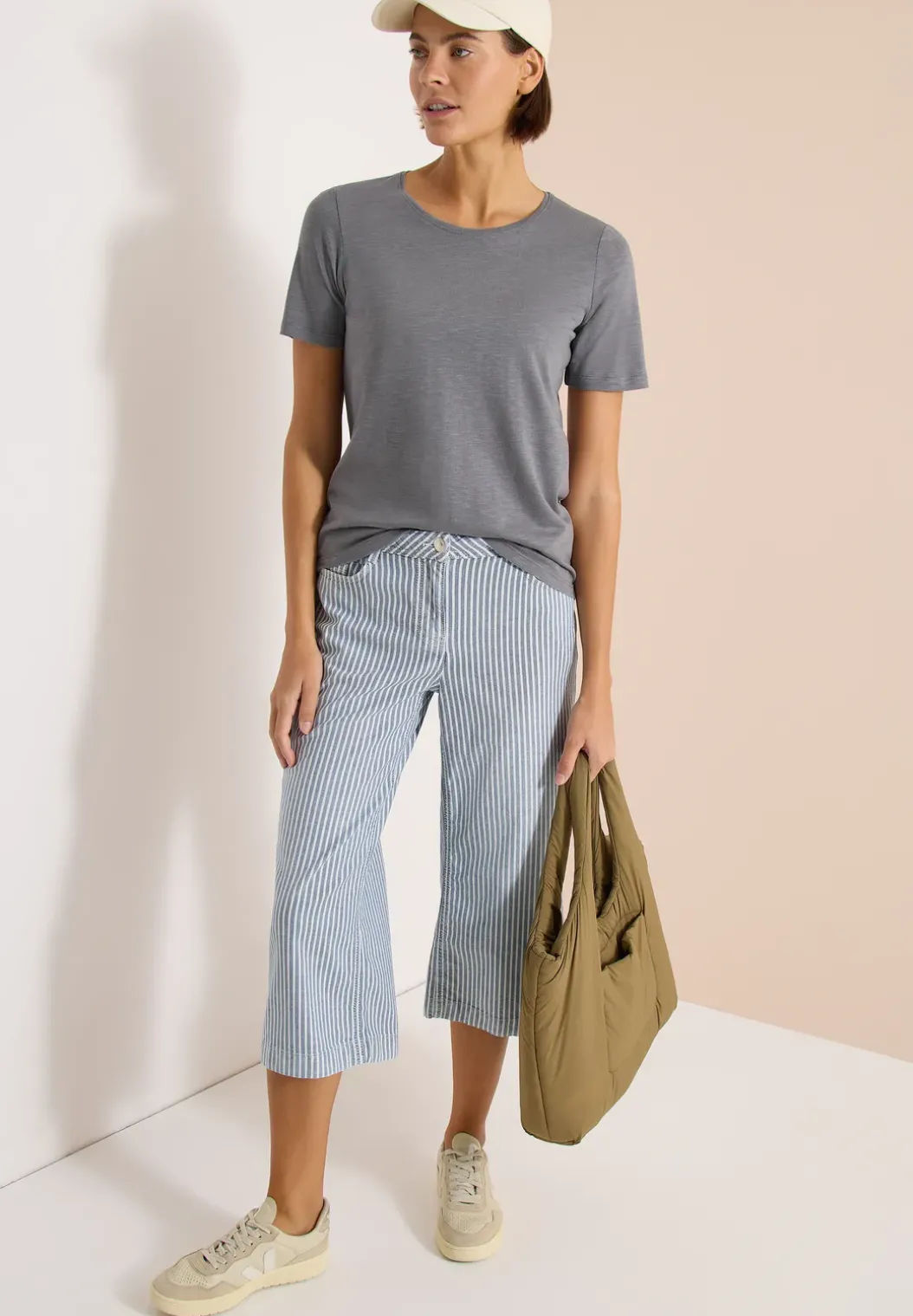 Basic Shirt met ronde hals