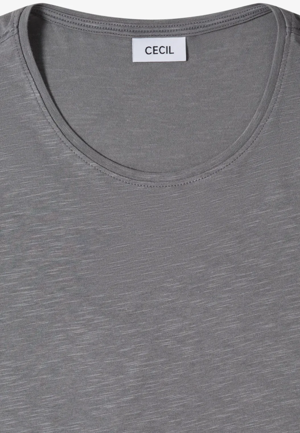 Basic Shirt met ronde hals