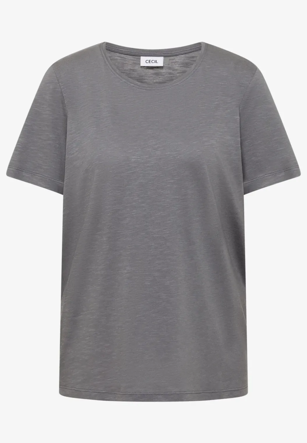 Basic Shirt met ronde hals