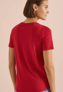Basic Shirt met ronde hals