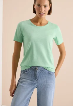 Basic Shirt met ronde hals
