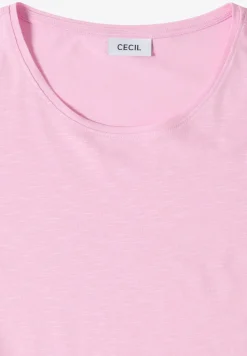 Basic Shirt met ronde hals