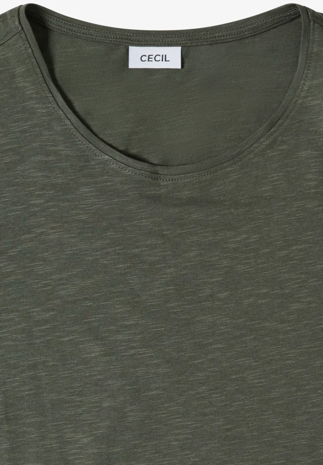 Basic Shirt met ronde hals