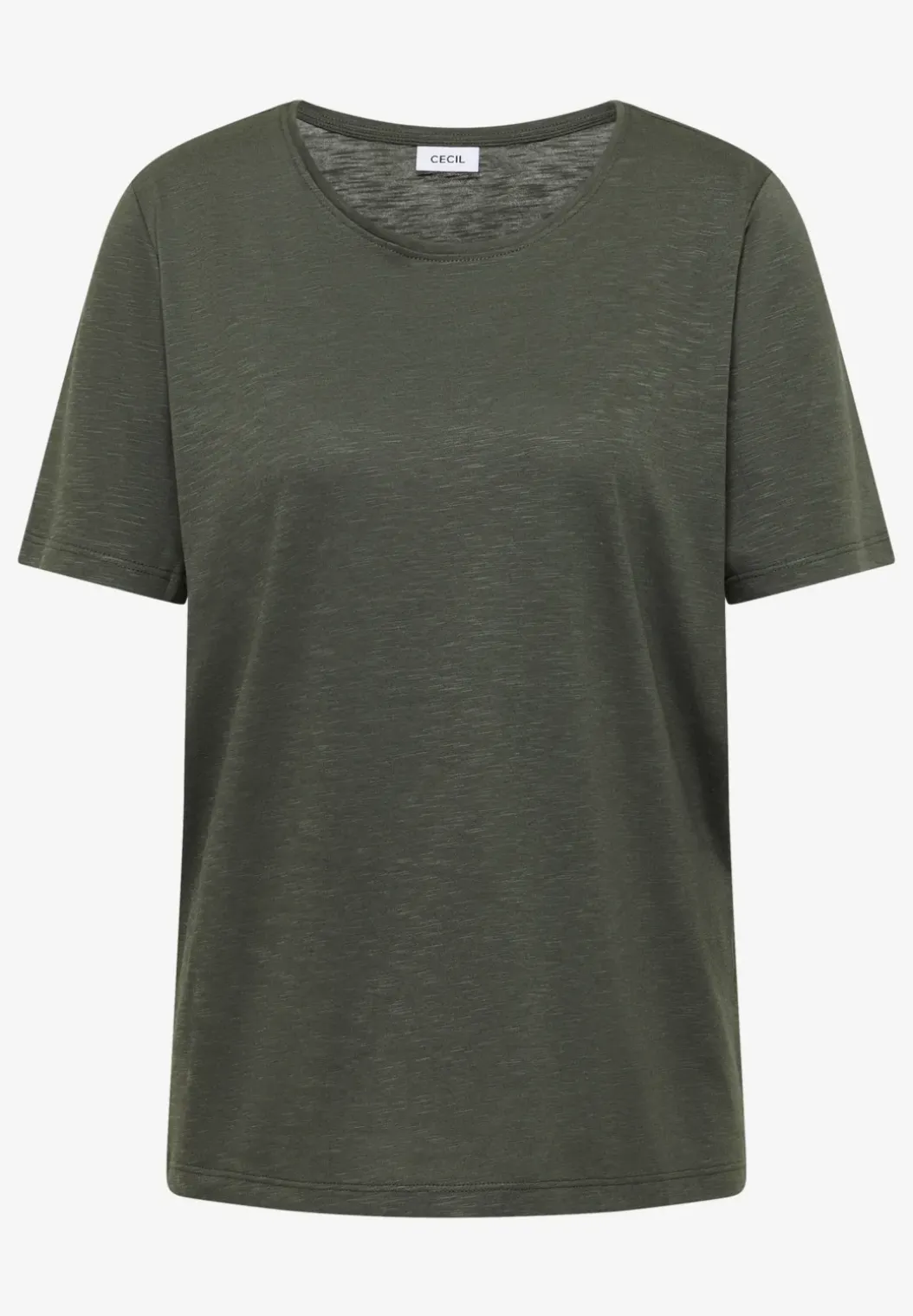 Basic Shirt met ronde hals