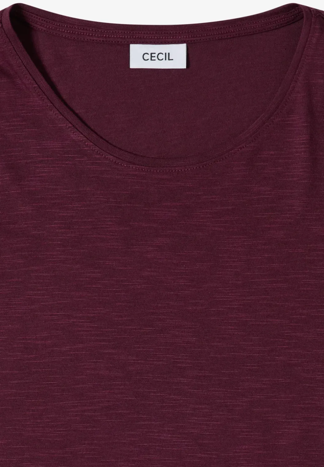 Basic Shirt met ronde hals