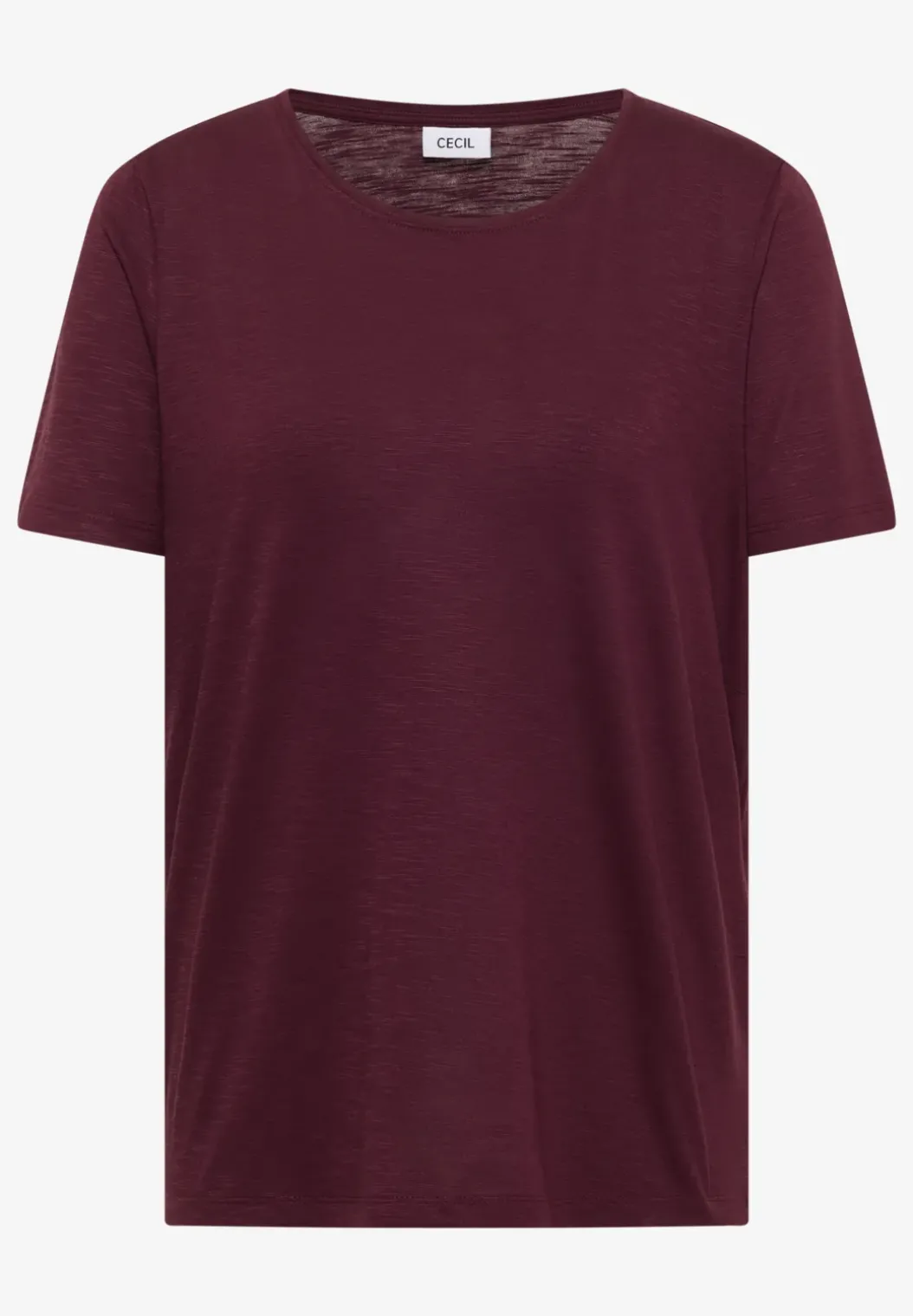 Basic Shirt met ronde hals