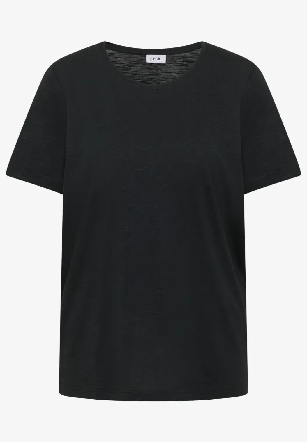 Basic Shirt met ronde hals