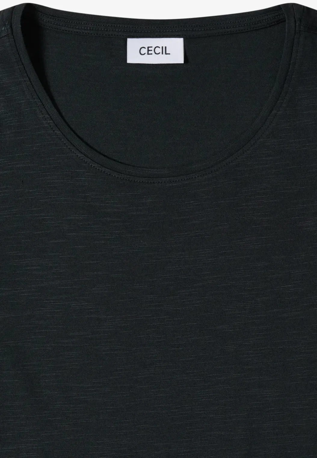 Basic Shirt met ronde hals