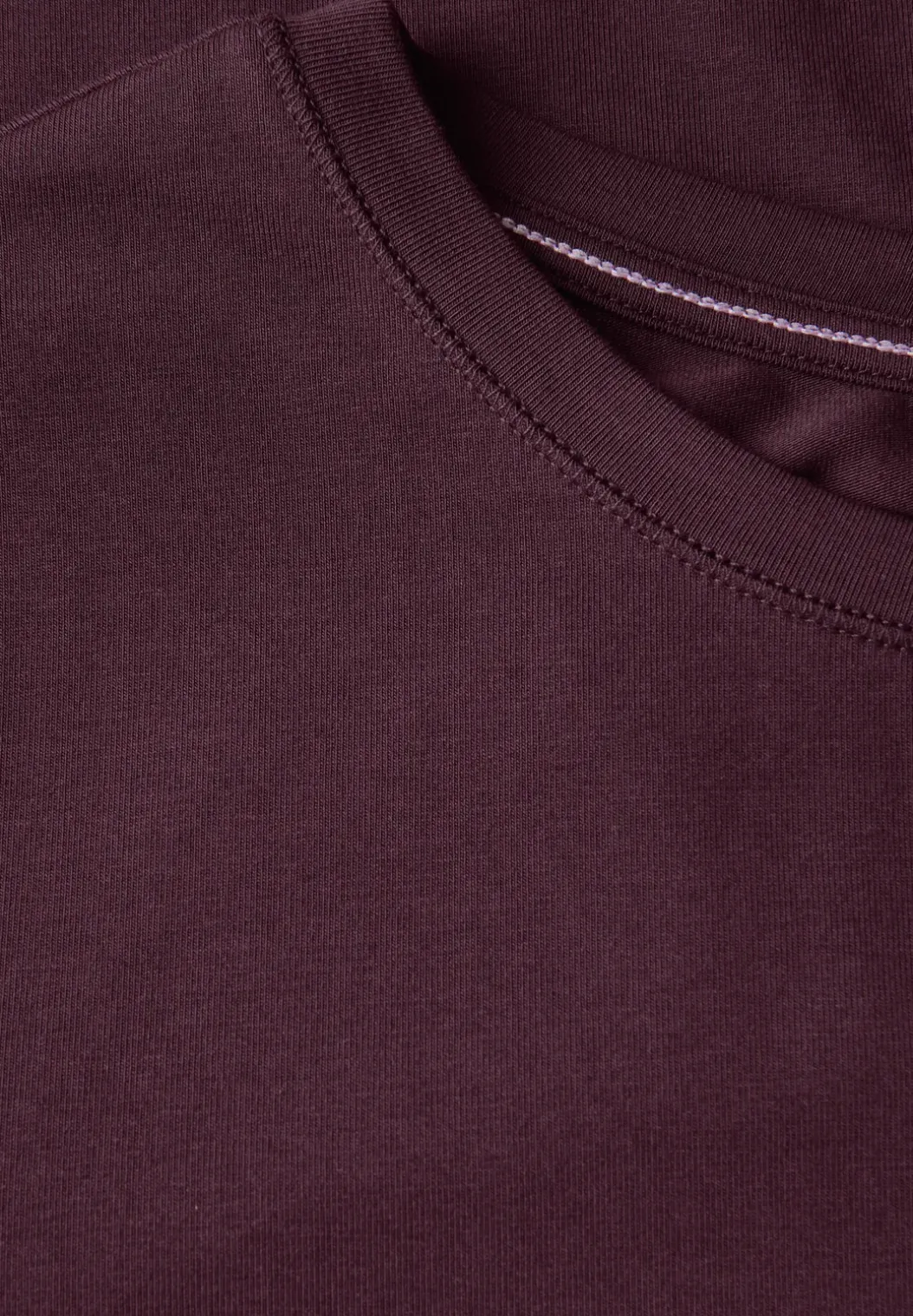 Basic Shirt met ronde hals