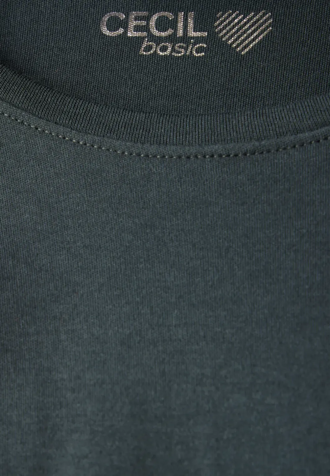 Basic shirt met ronde hals