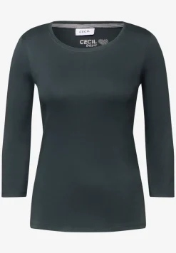 Basic shirt met ronde hals