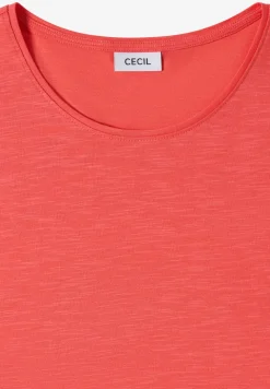 Basic Shirt met ronde hals