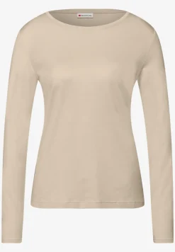 Basic shirt met ronde hals