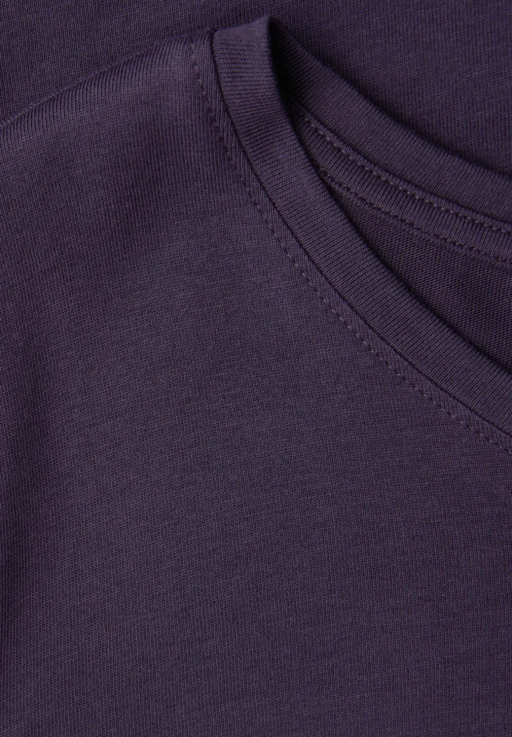 Basic shirt met ronde hals