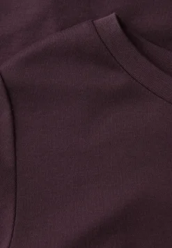 Basic Shirt met ronde hals en korte mouwen