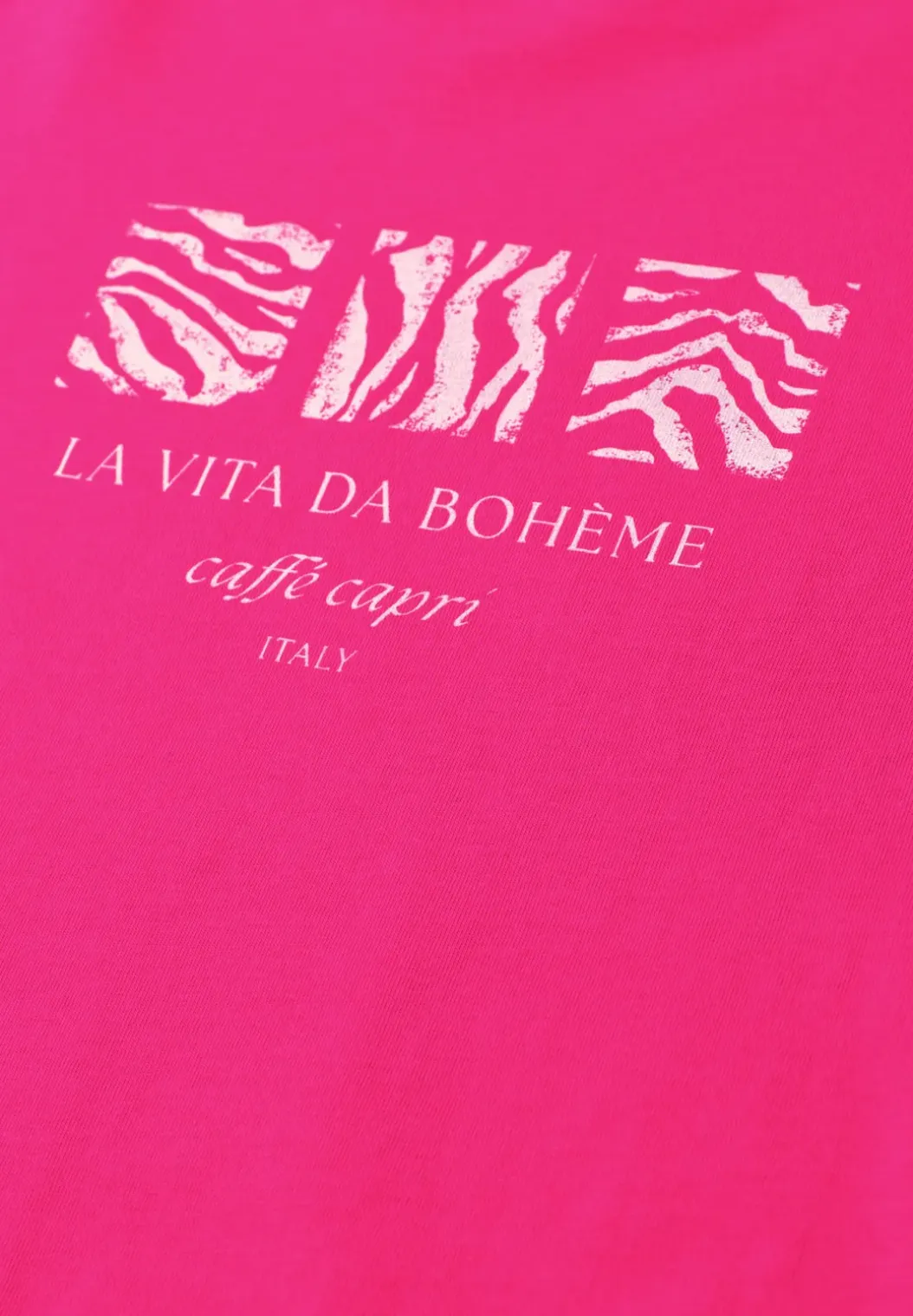 Basic Shirt met ronde hals en print