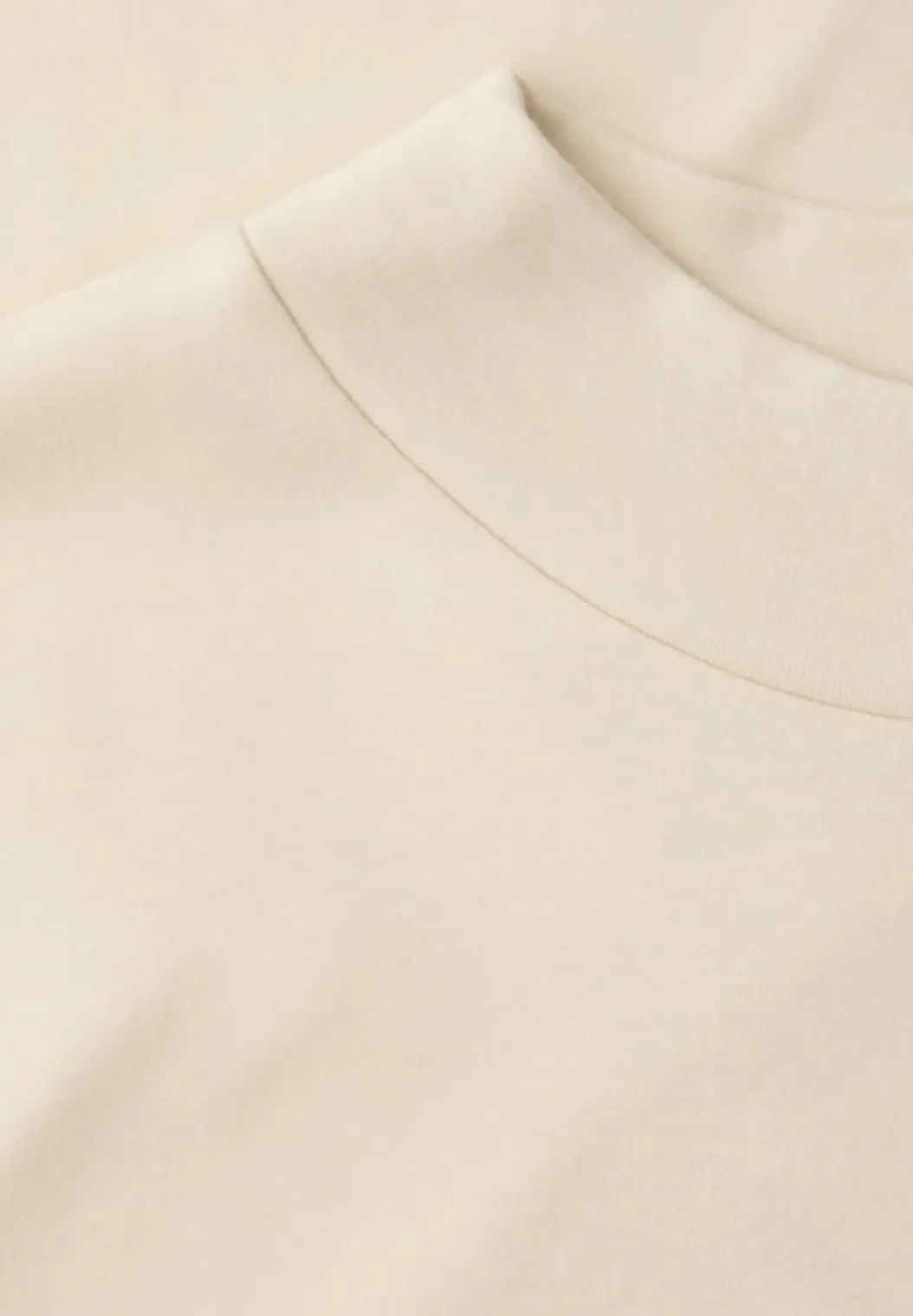Basic Shirt met Schildpadhals
