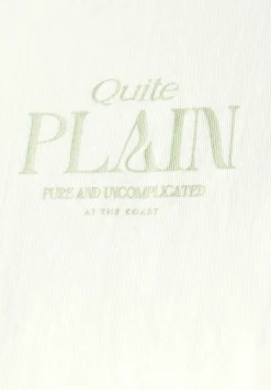 Basic shirt met tekst